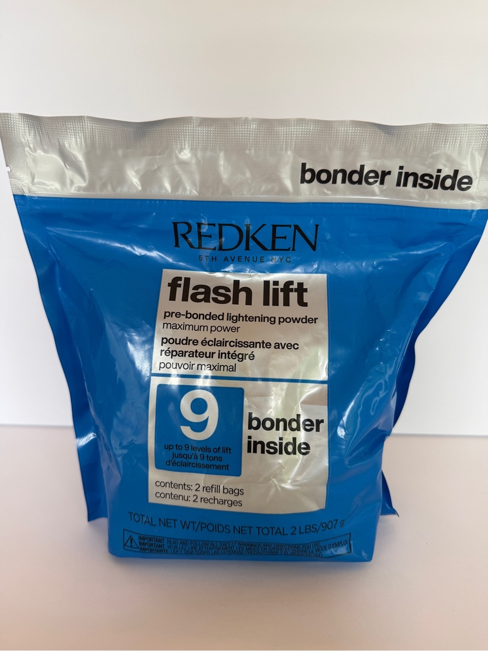 Redken Flash Lift Pre-Bonded Lightening Powder - Blue & Silver Packaging - Picture 5 of 6